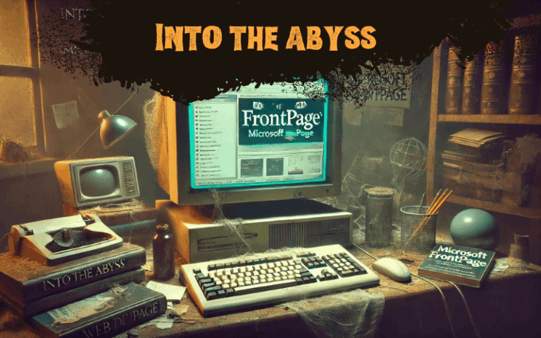 Into the Abyss: FrontPage - The Tool That Shaped the Web - WRITTEN PIXEL